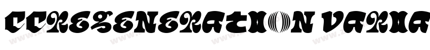 ccregeneration varia字体转换